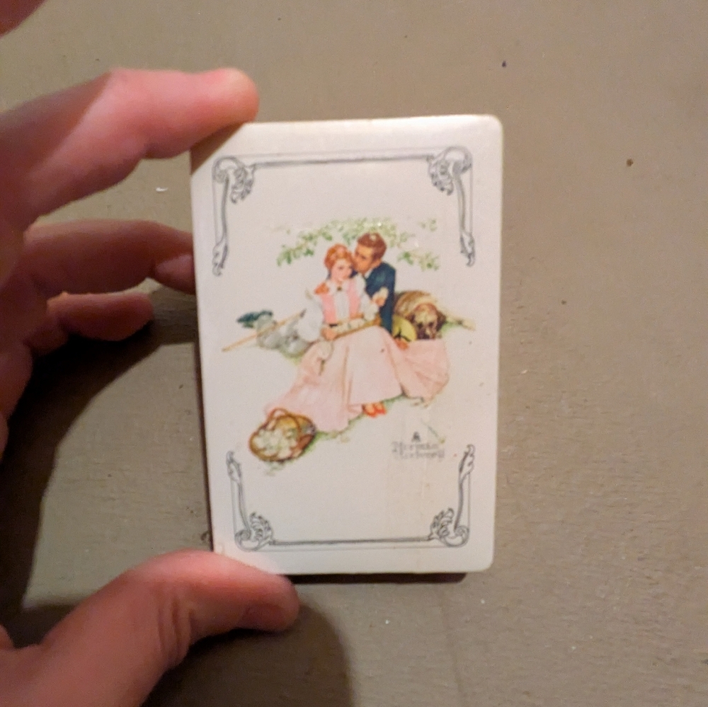 Vintage Norman Rockwell Trump Playing Cards.  Unopened.  Collectors Item.